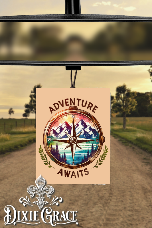 Adventure Awaits - Air Freshener