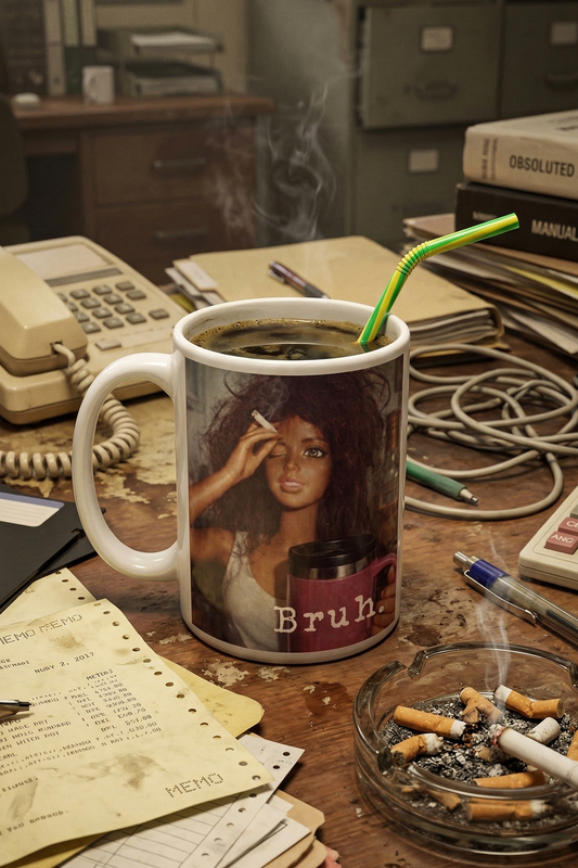 Bruh - Perturbed Doll Era - 15 oz Coffee Mug