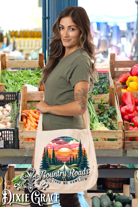 Country Roads - Market Bag