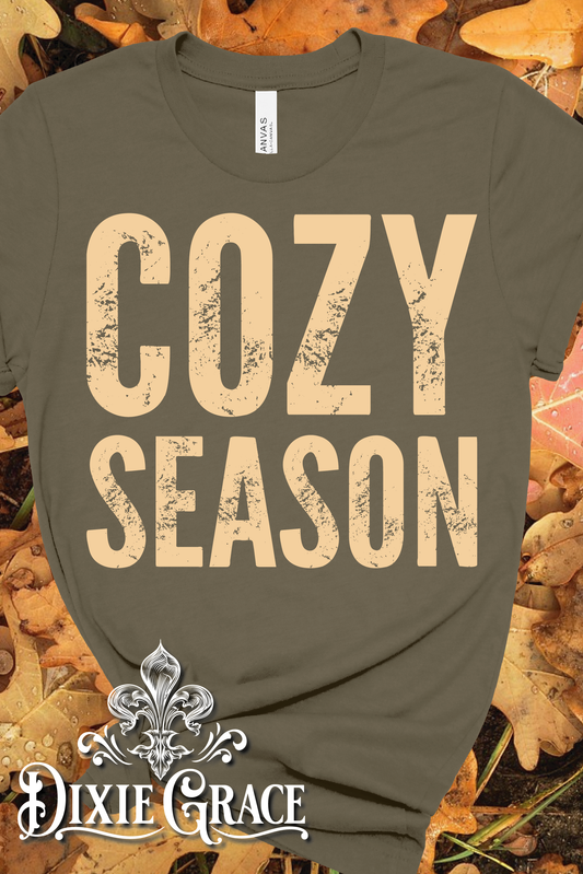 Cozy Season - Olive - Youth, Sweatshirt, Hoodie Option - Graphic Tee