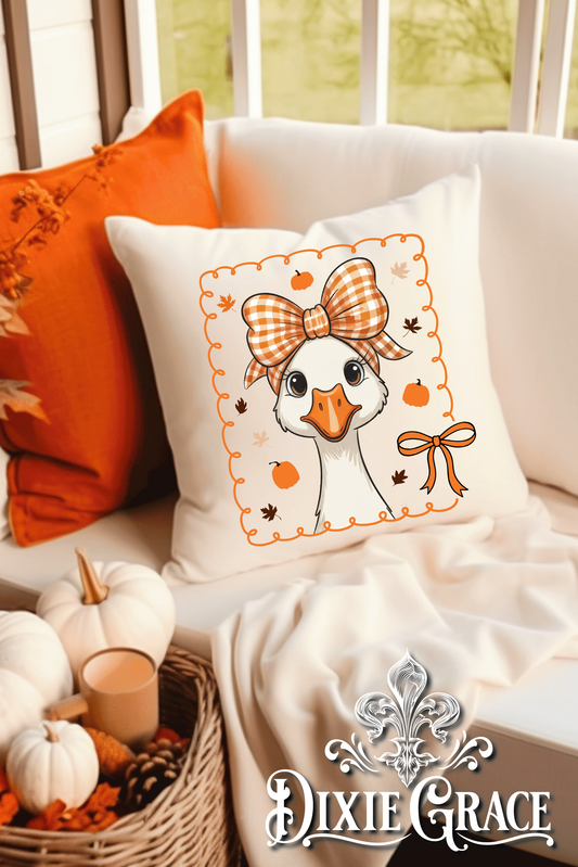 Fall Goose - Includes Insert - Throw Pillow