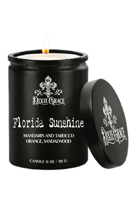 Florida Sunshine - 11 oz Glass Candle - Cotton Wick