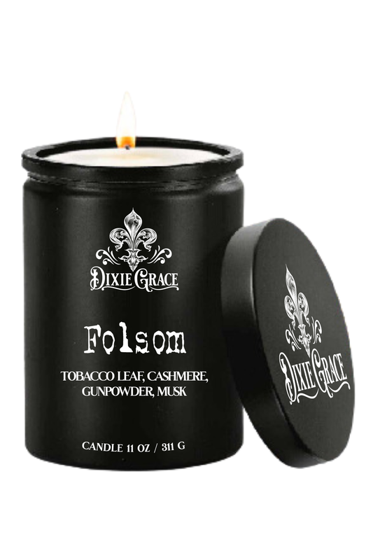 Folsom - 11 oz Glass Candle - Cotton Wick