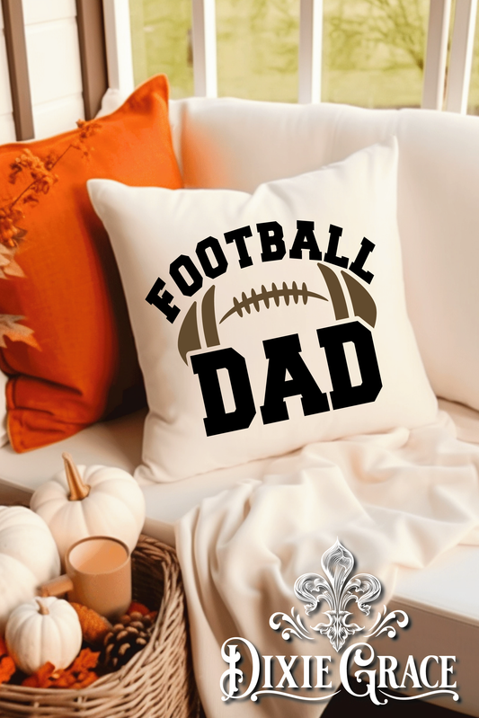 Football Dad - Includes Insert - Throw Pillow