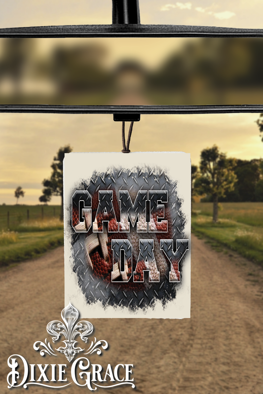 Game Day Metal Football - Air Freshener