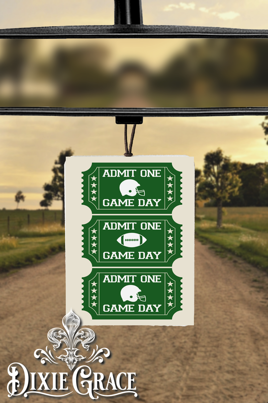 Game Day Tickets - Air Freshener