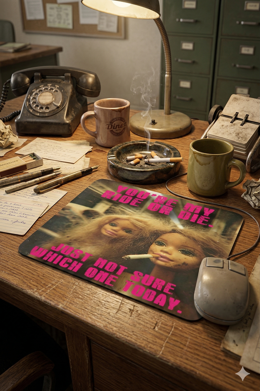 Ride or Die - Perturbed Doll Era - Mouse Pad