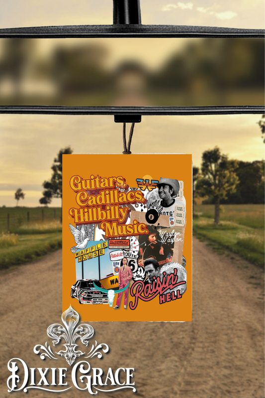 Hillbilly Music Collage - Air Freshener