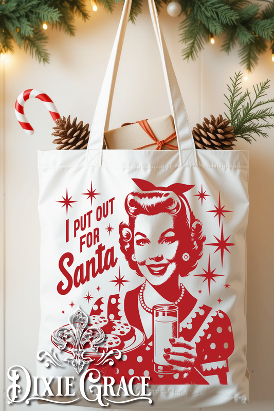 I Put Out for Santa - Canvas - Tote Bag