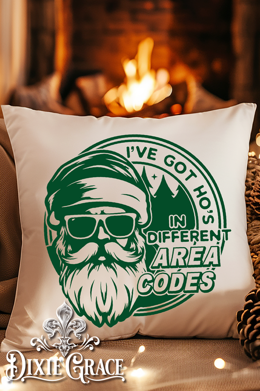 I've Got Hoes in Different Area Codes - Includes Insert - Throw Pillow