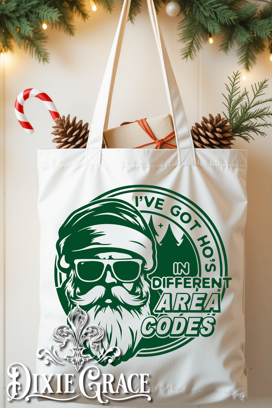 I've Got Hoes in Different Area Codes - Canvas - Tote Bag