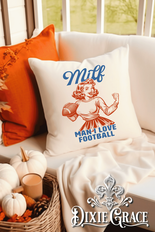 MILF - Man I Love Football - Includes Insert - Throw Pillow