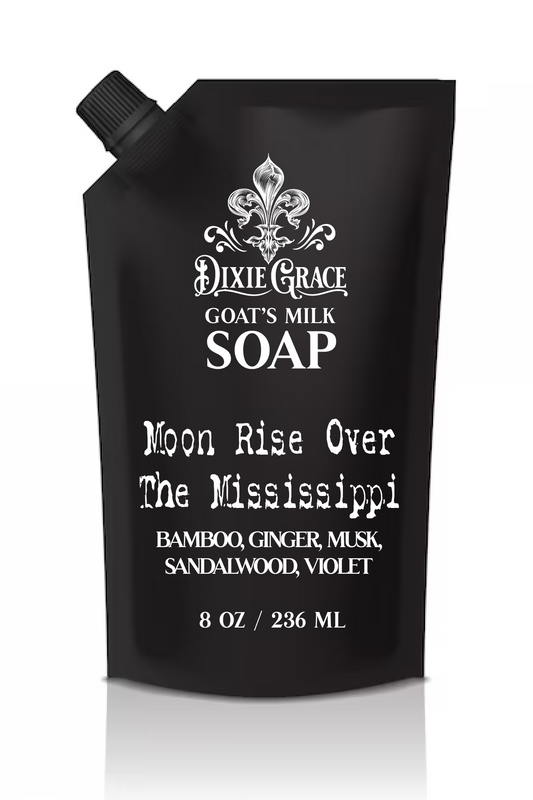 Moon Rise Over The Mississippi - Goat's Milk Soap - Refill Bag