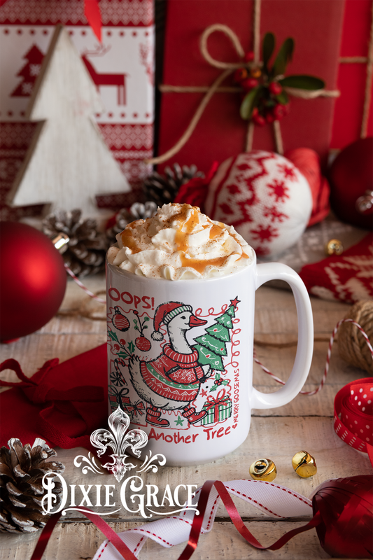 Ooops I Bought Another Christmas Tree - Large Coffee Mug