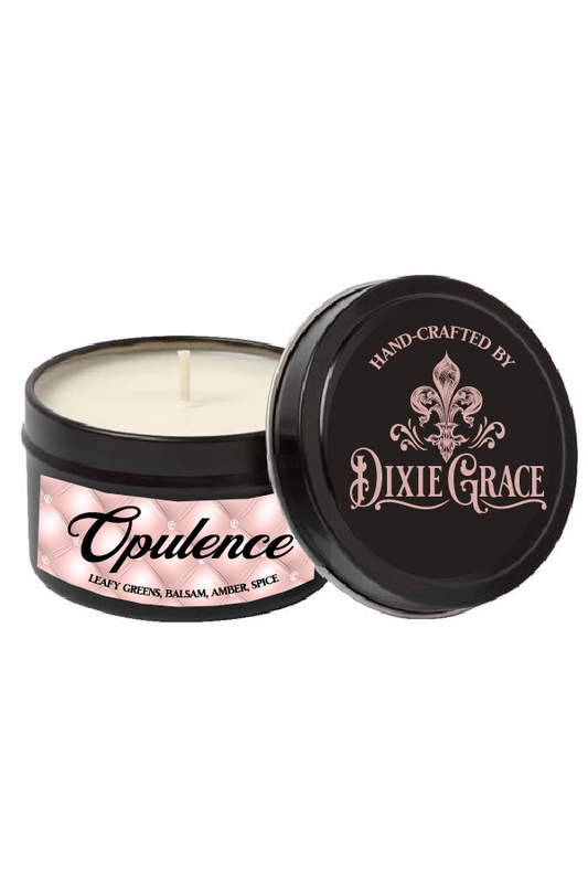 Opulence - 8 oz Candle Tin - Cotton Wick