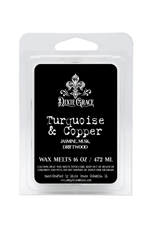 Turquoise & Copper - 3 oz Wax Melts