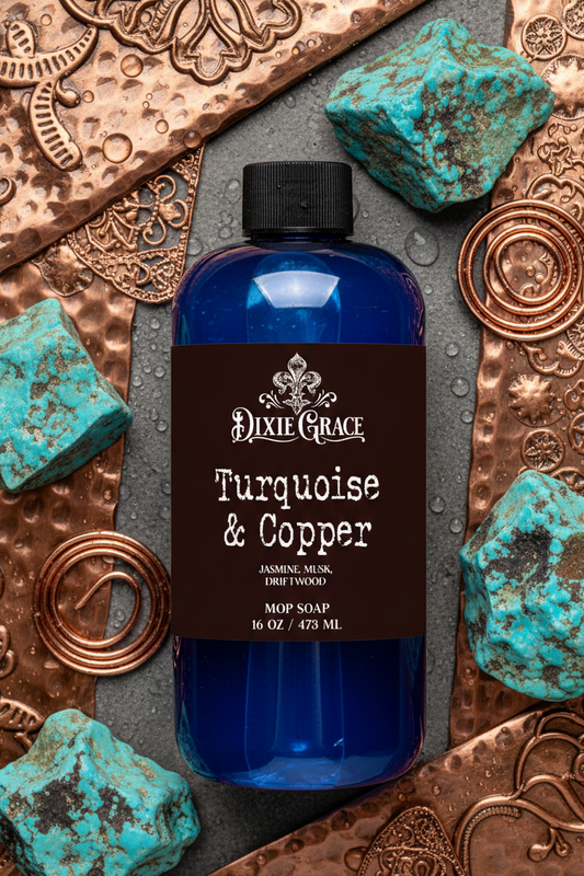 Turquoise & Copper - Mop Soap