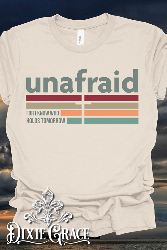 Unafraid - Natural - Sweatshirt Option - Graphic Tee