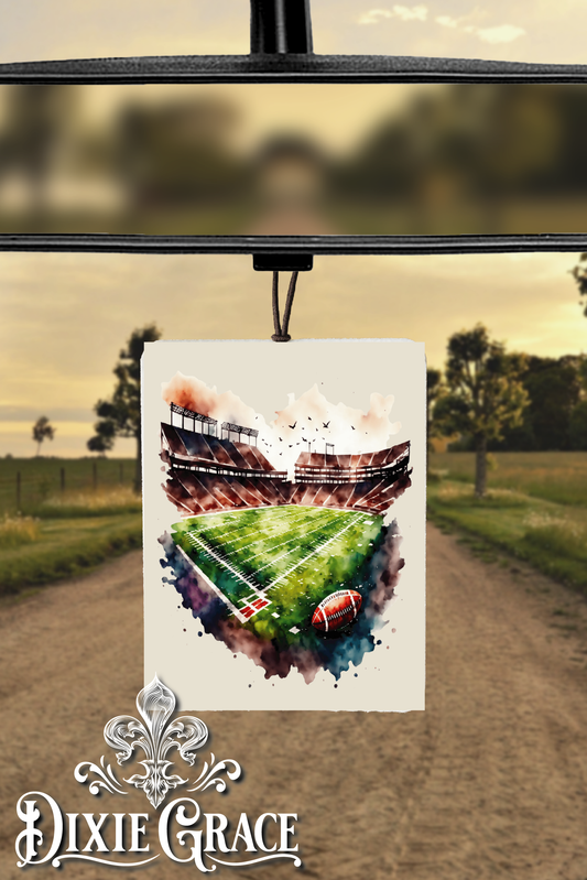 Watercolor Field Football - Air Freshener