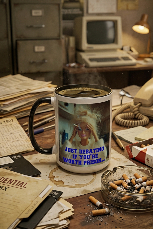 Worth Prison - Perturbed Doll Era - 15 oz Coffee Mug