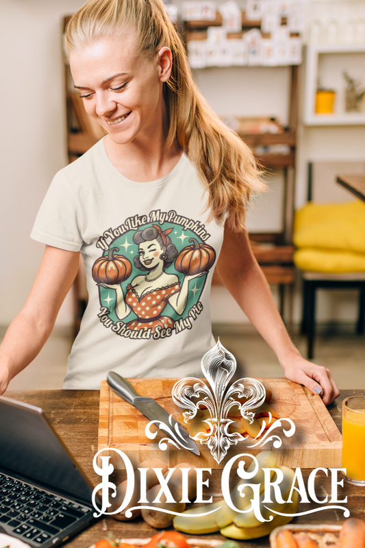 You Should See My Pie - Natural - Long Sleeve, Sweatshirt, Hoodie Option - Graphic Tee