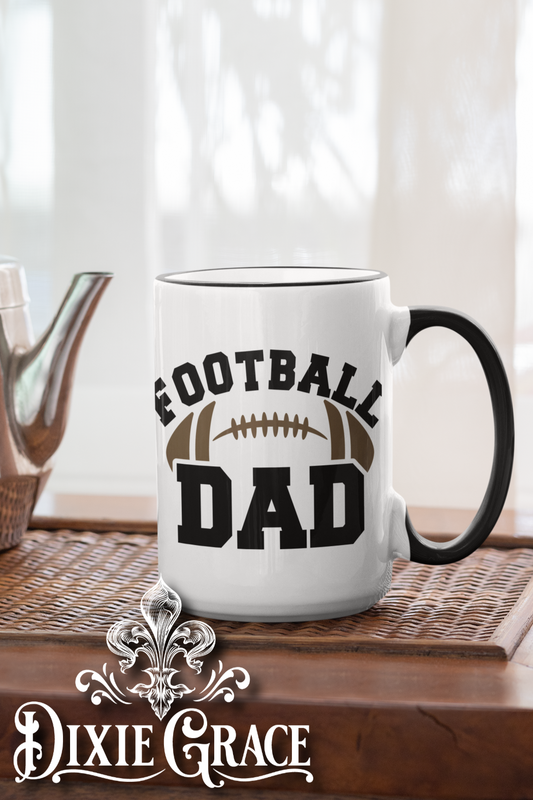 Football Dad - Large Coffee Mug
