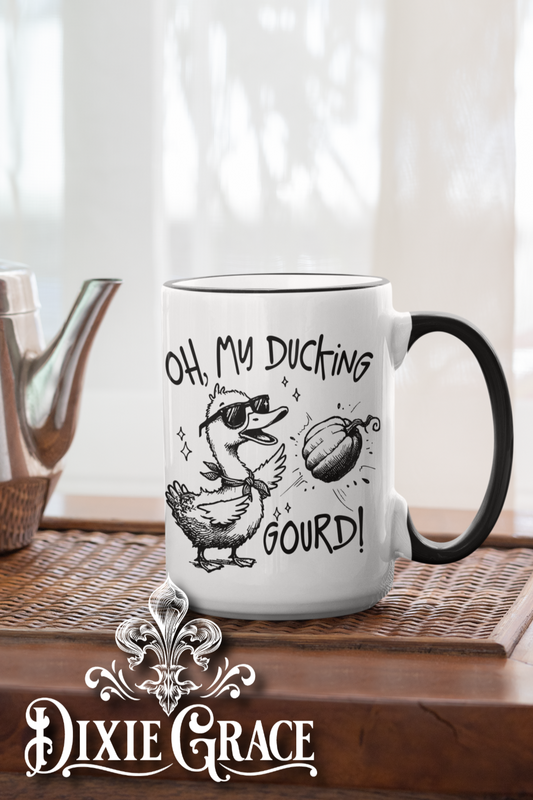Oh My Ducking Gourd - Large Coffee Mug