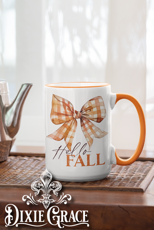 Fall Goose - Large Coffee Mug